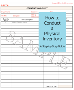 How to Conduct a Gift Shop Physical Inventory